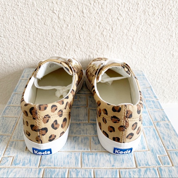 KEDS Jump Kick Lace Up Sneaker Leopard 8.5 NEW - Picture 5 of 9